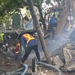 Pipa Bocor di Jalan Sutoyo, Pasokan Air Bersih Warga Banjarmasin Terganggu Pengerjaan perbaikan pipa PVC 630 di Jalan Soetoyo. S